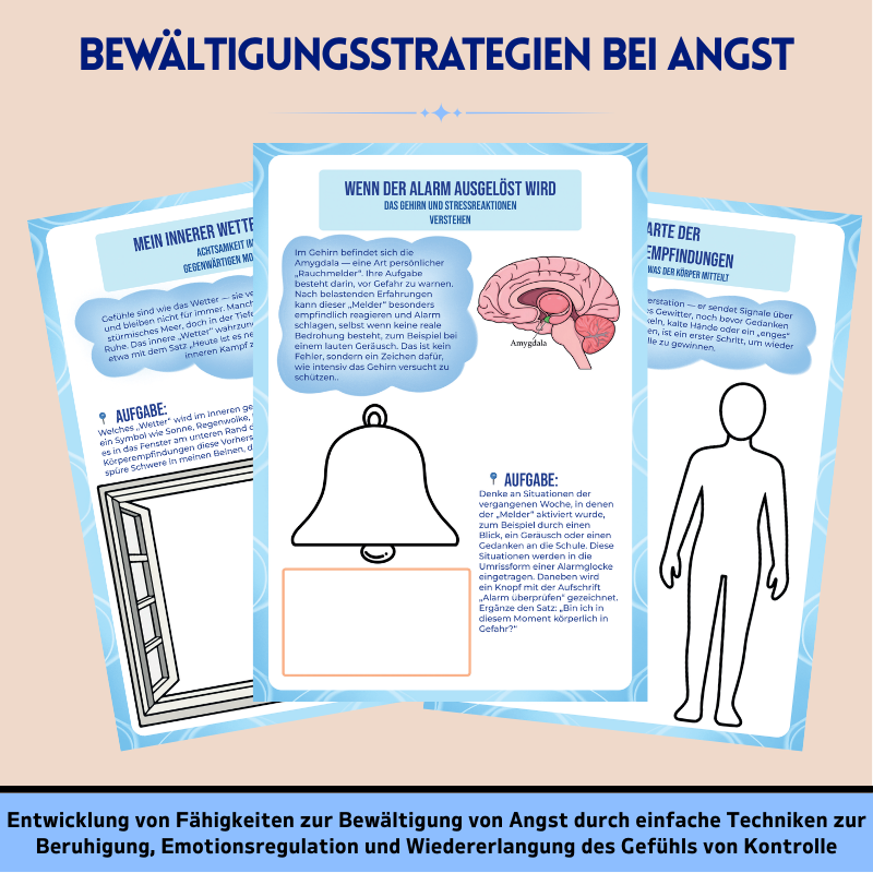 Therapie-Arbeitsbuch Für Jugendliche - Über 9+ Von Therapeuten Anerkannte Werkzeuge, Die Dabei Helfen, Selbstvertrauen, Klares Denken Und Emotionale Stärke Aufzubauen Und Die Entwicklung Von Jugendlichen Zu Fördern