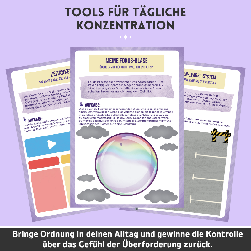 ADHS – Werkzeugkasten zur Unterstützung exekutiver Funktionen