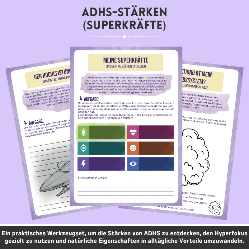 ADHS – Werkzeugkasten zur Unterstützung exekutiver Funktionen