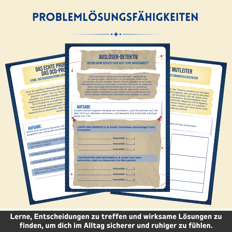Zwangsstörung (OCD) – Therapeutisches Arbeitsbuch – Therapeutische Werkzeuge und Bewältigungsstrategien