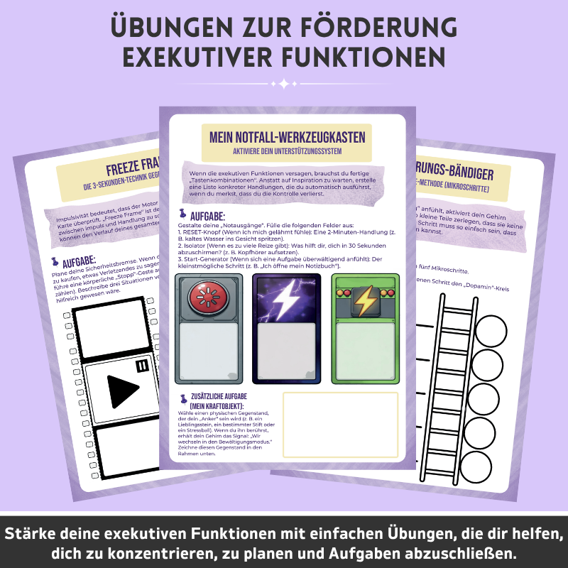 ADHS – Werkzeugkasten zur Unterstützung exekutiver Funktionen