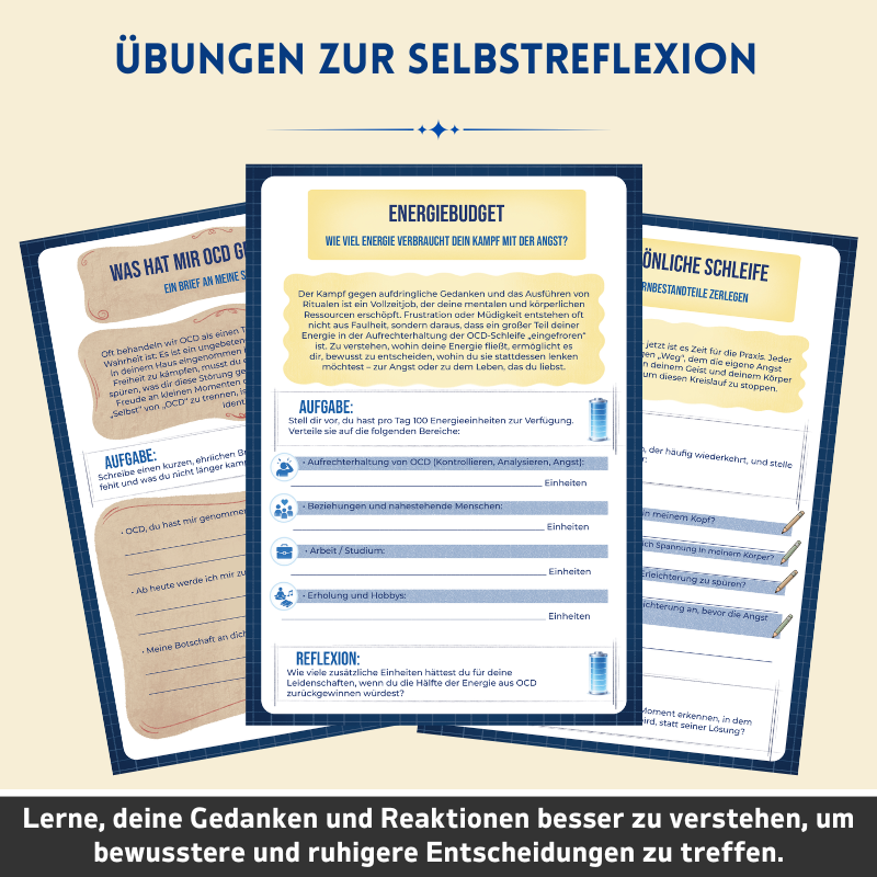 Zwangsstörung (OCD) – Therapeutisches Arbeitsbuch – Therapeutische Werkzeuge und Bewältigungsstrategien